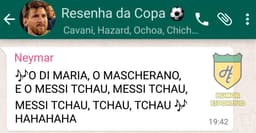 Humor na Copa: WhatsApp da Zoeira