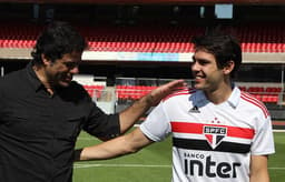 Raí e Kaká, dois dos maiores ídolos do São Paulo, têm se aproximado nos bastidores