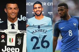 Cristiano Ronaldo, Mahrez  e Lemar