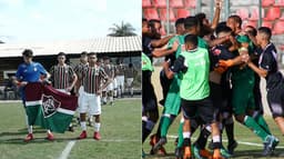 Montagem sub-17 vasco e fluminense