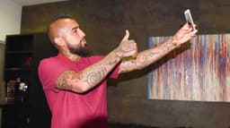 Apresentação de Vidal no Barcelona