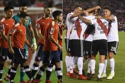 Montagem - Independiente x River Plate