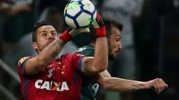 Palmeiras teve gol anulado no último lance