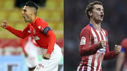 Montagem Falcao Garcia e Griezmann