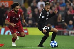 Salah e Neymar - Liverpool x PSG