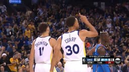 Stephen Curry enfrenta Thunder e começa temporada fervendo