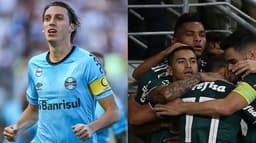 Montagem - Geromel e Palmeiras