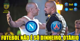 Memes da Champions: Napoli 1 x 1 PSG