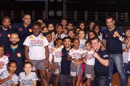 Escola de Luta de José Aldo é um sucesso no Morro Azul, no bairro do Flamengo, no Rio (Foto Serginho Bittencourt)