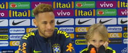 Neymar em coletiva