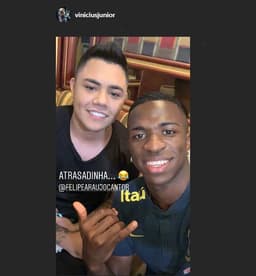 Vinicius Junior e Felipe Araújo