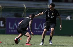 Treino do São Paulo nas Laranjeiras