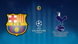 Apresentação Barcelona x Tottenham