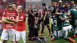 Em seu ano de retorno à elite, o Internacional fez valer o seu estádio e, com larga vantagem, foi o melhor mandante de 2018 em jogos oficiais. Athletico-PR e Palmeiras aparecem nas posições seguintes. Confira, a seguir, o ranking completo de aproveitamento em casa na temporada