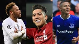 Isolado na artilharia entre os brasileiros que atuam por clubes da elite europeia na temporada, Neymar tem quase o dobro de gols em relação a Richarlison, do Everton, e Firmino, do Liverpool, que subiu no ranking e agora divide a vice-liderança. Lucas, do Tottenham, Felipe Anderson, do West Ham, e Joelinton, do Hoffenheim, estão fortes na briga. Confira, a seguir, a lista completa