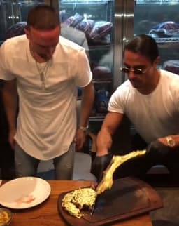 Ribery e Salt Bae