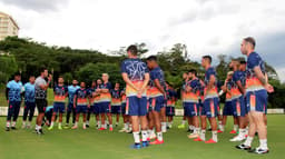 Vasco treino em Atibaia