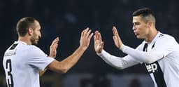 Chiellini e Cristiano Ronaldo