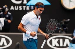 Roger Federer no Australian Open em 2019