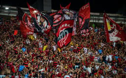 Torcida do Flamengo no Maracanã, contra o Bangu