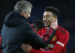 Solskjaer e Lingard - Man United