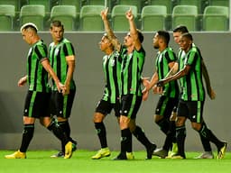 O América-MG teve bom  volume de jogo e garantiu mais três pontos na tabela