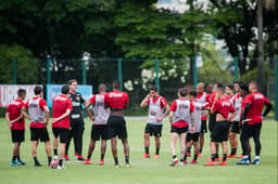 Treino do São Paulo com Vagner Mancini