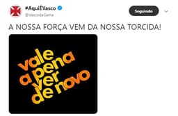 Vasco provoca Fluminense nas redes sociais