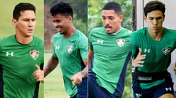 Montagem Ganso, Allan, Gilberto e Pedro  (Fluminense)