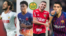 Montagem Pato, Lucas Santos, Diego Souza, Suárez... O vaivém desta quinta