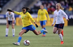 Inglaterra x Brasil - Feminino