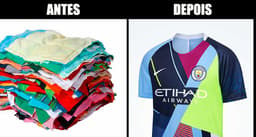 Web repercute nova camisa do Manchester City