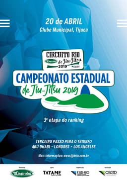 Campeonato Estadual da FJJD-Rio será realizado no dia 20 de abril no Municipal (Foto: Divulgação)