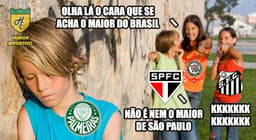 Os melhores memes do confronto entre Palmeiras e São Paulo