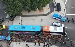 Torcedores do Peñarol no Rio de Janeiro