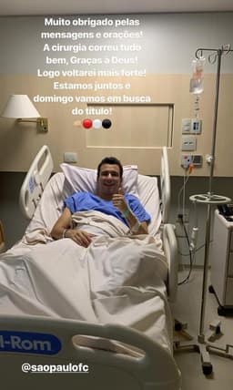 Pablo agradece apoio da torcida por sua recuperação