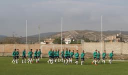 Palmeiras realiza seu único treino no país em que enfrentará o Melgar, pela Libertadores