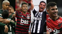 O Brasileirão está de volta! Entre sábado e domingo, tivemos goleadas de Ceará e Palmeiras - que dividem a liderança -, brilho de Bruno Henrique e homenagem a Juan no Flamengo e confusões com o VAR. O LANCE! mostra o resumo. Confira!&nbsp;