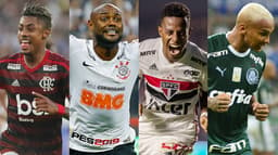 O Flamengo lidera o levantamento do IBOPE que aponta os clubes brasileiros que possuem mais seguidores nas quatro principais redes sociais (Facebook, Twitter, Youtube e Instagram) que atuam no Brasil. Corinthians, São Paulo e Palmeiras seguem de perto. O Vasco é o outro carioca mais bem posicionado. Confira o top-15 dessa lista!