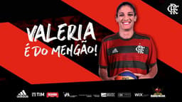 Valéria Papa, ex-Scandicci, foi anunciada pelo Flamengo