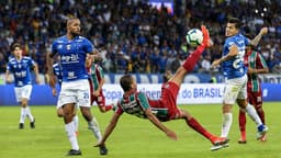 O Fluminense bem que tentou, mas não conseguiu a classificação para as quartas de final da Copa do Brasil. O Tricolor empatou em 2 a 2 com o Cruzeiro no tempo normal, mas perdeu nos pênaltis para o time mineiro. Agenor, que pegou um pênalti no jogo, e João Pedro, que fez um golaço de bicicleta que levou o jogo para as penalidades, foram os destaques do Flu na partida. Confiras as notas do LANCE! (por&nbsp;Carlos Bandeira de Mello)