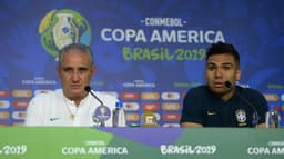 Coletiva Tite e Casemiro