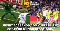 Henry elimina o Brasil: meme