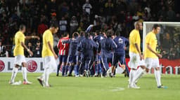 A edição de 2011 da Copa América terminou para o Brasil nos pênaltis. Elano, Thiago Silva, André Santos e Fred erraram