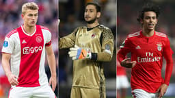 Mercado de transferências agitado nesta quarta-feira. Matthijs De Ligt parece estar finalmente inclinado a fechar com um clube para a próxima temporada, Donnarumma pode tomar o lugar de Buffon no Paris Saint-Germain e João Félix, jovem estrela do Benfica, está próximo de fechar com o Atlético de Madrid. Veja essas e outras no resumo do vaivém europeu do LANCE!<br>