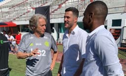 Jorge Jesus, Júlio Cesar e Juan