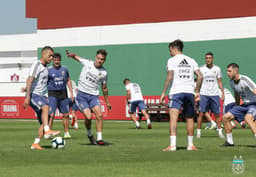 Treino da Argentina