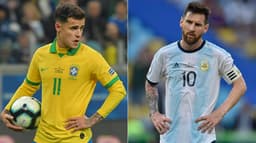 Brasil e Argentina fazem um clássico também no quesito econômico. Em comparação de valores dos titulares, a Seleção Brasileira vale mais de R$ 1 bilhão de reais a mais que a rival. Messi, jogador mais valioso da Copa América, e Coutinho, mais valioso do Brasil, são destaques.