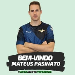 Mateus Pasinato anunciado pelo Moreirense