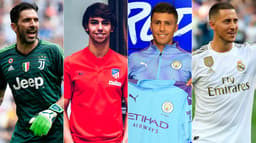 Retorno de Buffon à Juventus, Rodrigo indo para o Manchester City, João Félix como contratação mais cara da história do Atlético de Madrid, Hazard no Real Madrid... O mercado está agitado com empréstimos, vendas e acertos sem custos. Confira as principais transferências até agora.